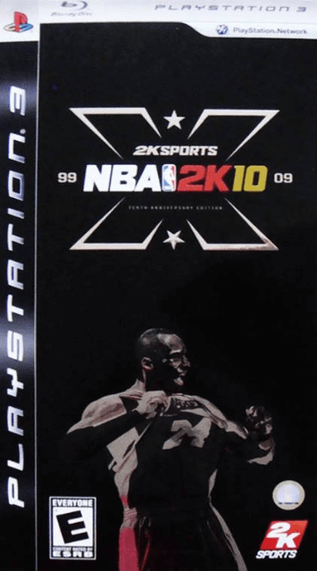 NBA 2K10 box art for Playstation 3